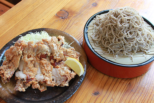 山賊焼き・蕎麦